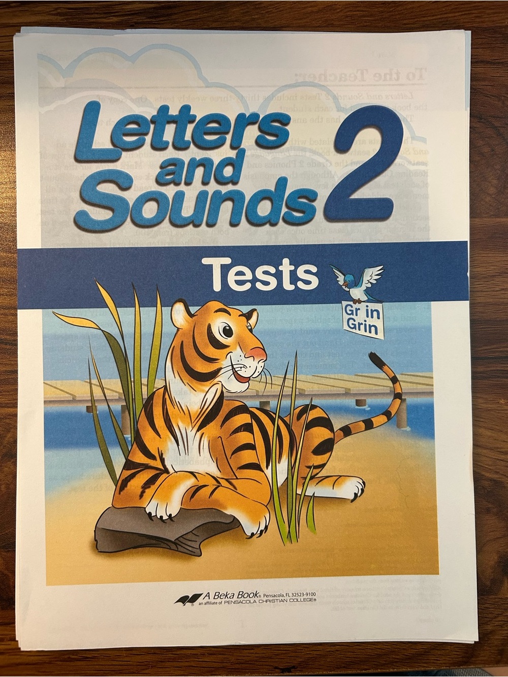 Abeka Letters and Sounds 2 Student Tests